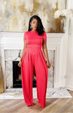 Soft Coral | Pant set