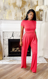 Soft Coral | Pant set