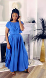 True Blue | Skirt set