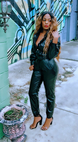 Snatched Up 2 | Vegan Leather Joggers