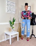 Bougie Blooms | Sweater Jacket