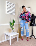 Bougie Blooms | Sweater Jacket