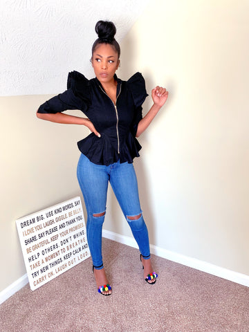 The Exaggerated Peplum | Top
