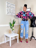 Bougie Blooms | Sweater Jacket