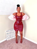 The Schoolgirl Mini | Leatherette Dress